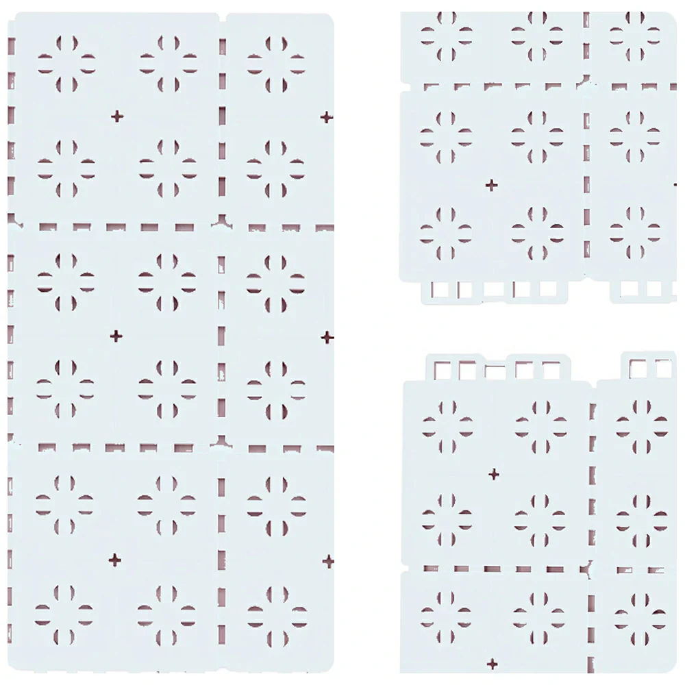 DUNK MASTER Outdoor Interlocking Sports Floor Tiles Anti-Slip Shock Absorbing Basketball Court Flooring 10/20/30 Square Meters - White - Image 3