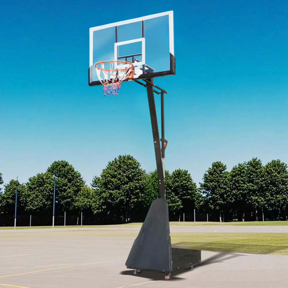 DUNK MASTER M024S Basketball System Portable Basketball Stand Ring Hoop Ironman - Black - Image 2