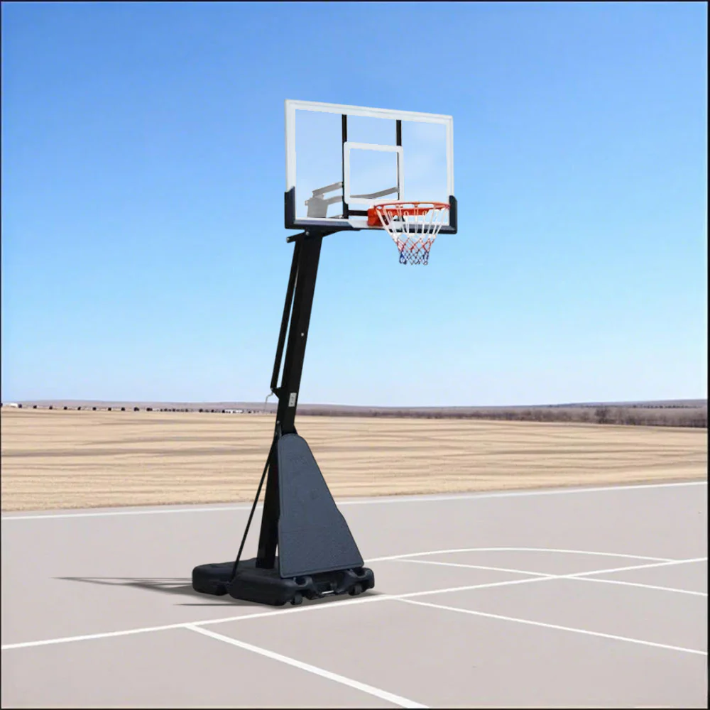 DUNK MASTER M027 Basketball System Portable Basketball Stand Ring Hoop Ironman - Black - Image 3
