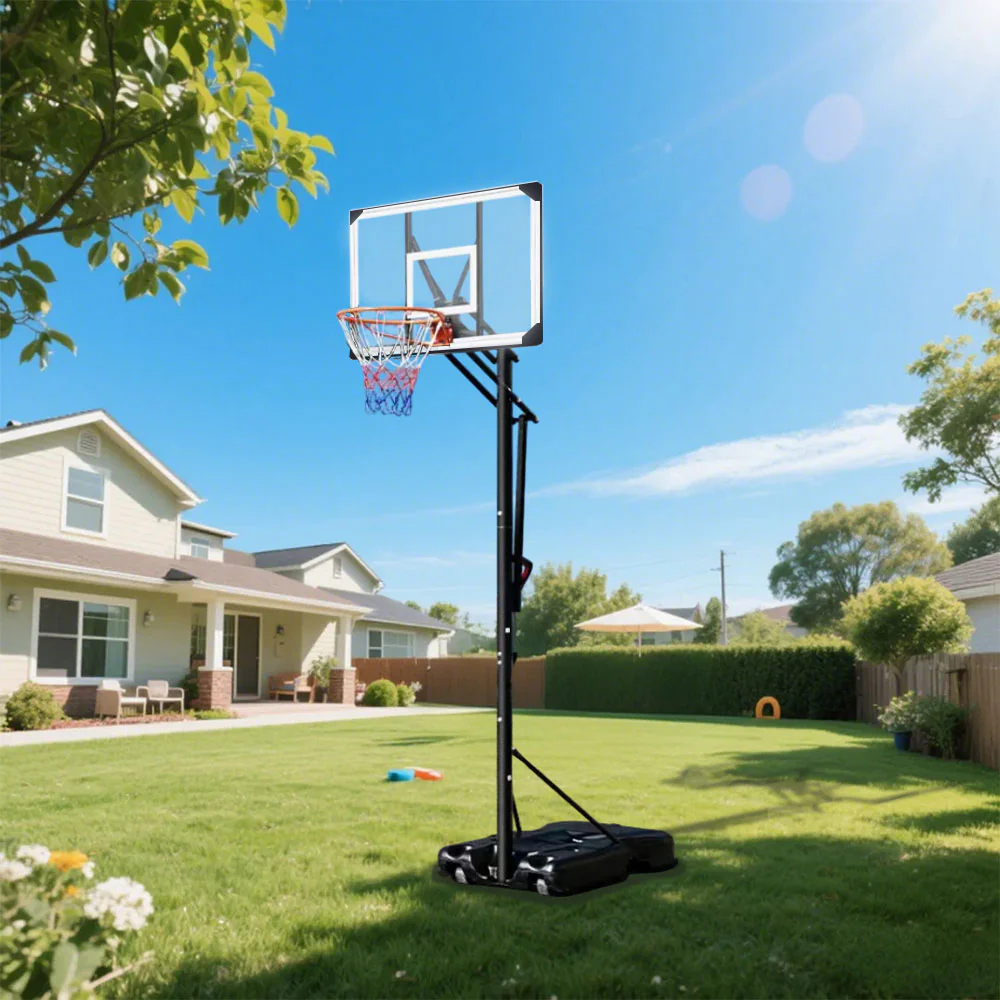 DUNK MASTER ACE1401 Basketball System Portable Basketball Stand Ring Hoop Ironman - Image 4