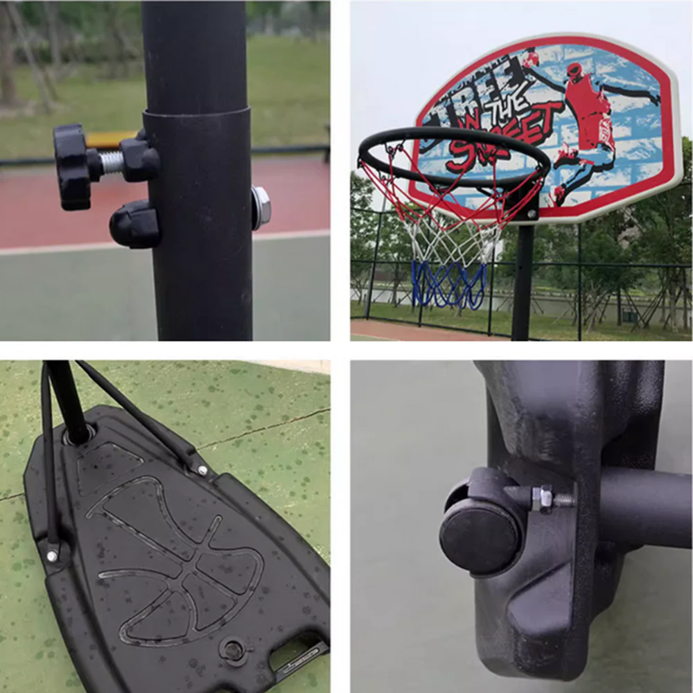 DUNK MASTER M0881 Basketball System Portable Basketball Stand Ring Hoop Ironman - Image 4