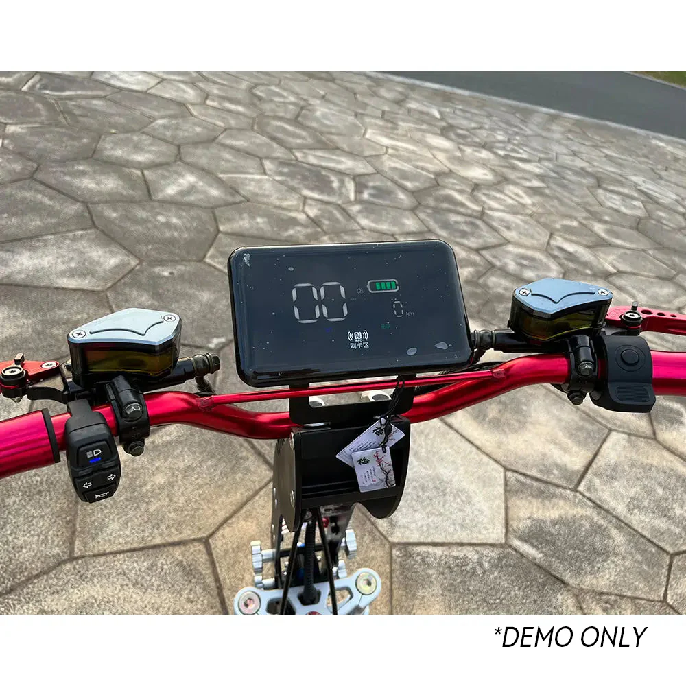 GLIDER 72V 40AH 4000W Electric Scooter Black And Red - Image 4