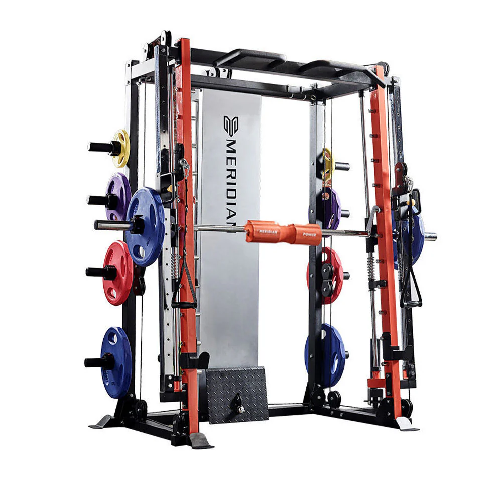 MERIDIAN K9 Body Soild Body building Olympic Bar Adjustable Machines Home Gym Smith Machine - Image 2