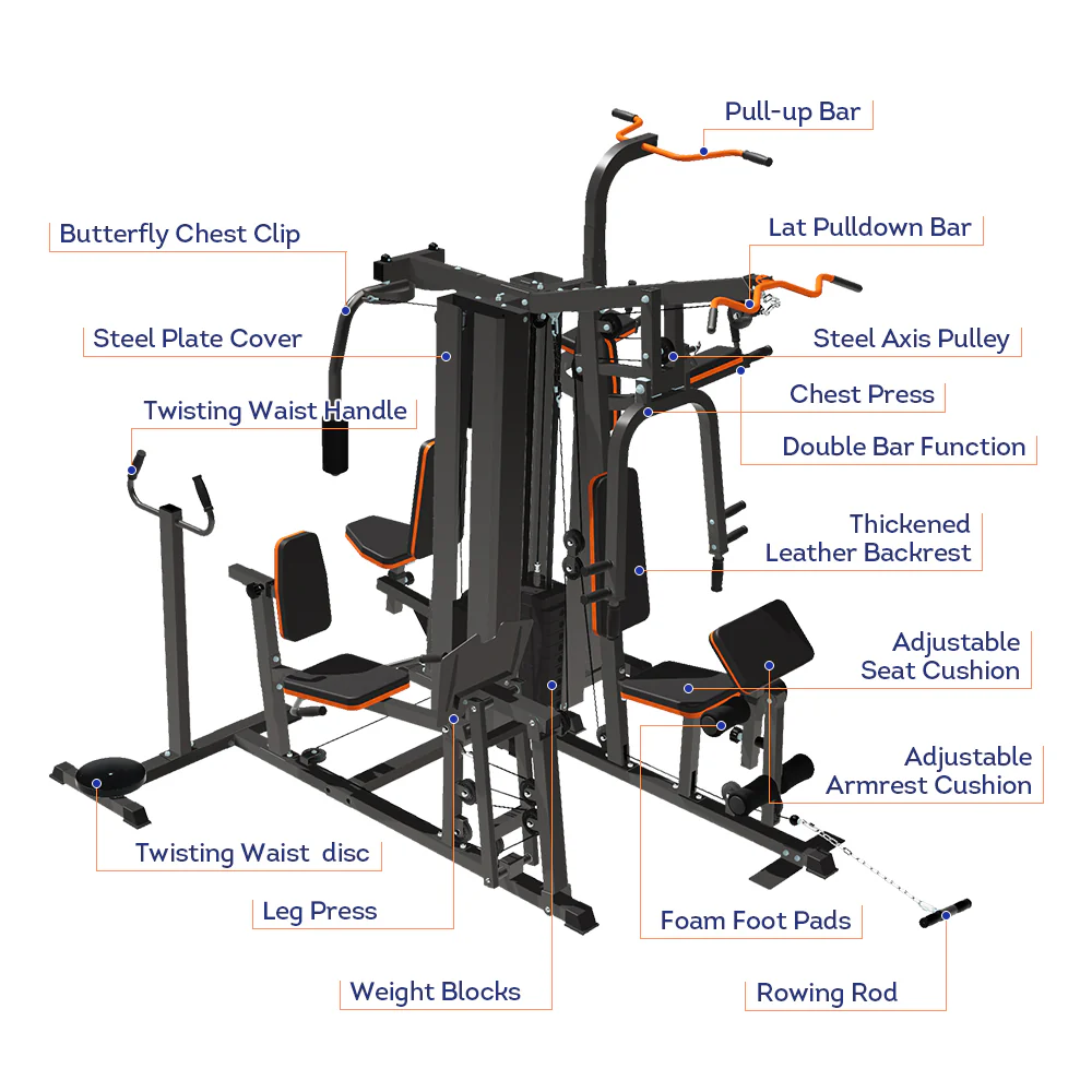 FITPRO ZL1050 Multi-function Ultimate Weight Training Fitness Machine Equipment Home Gym Smith Machine - Image 4