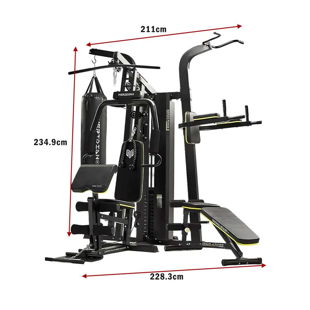 MERIDIAN 705A Multi-Function Exercise Fitness Boxing Punching Bag Pull-Up Equipment Machine Home Gym Smith Machine - Image 9