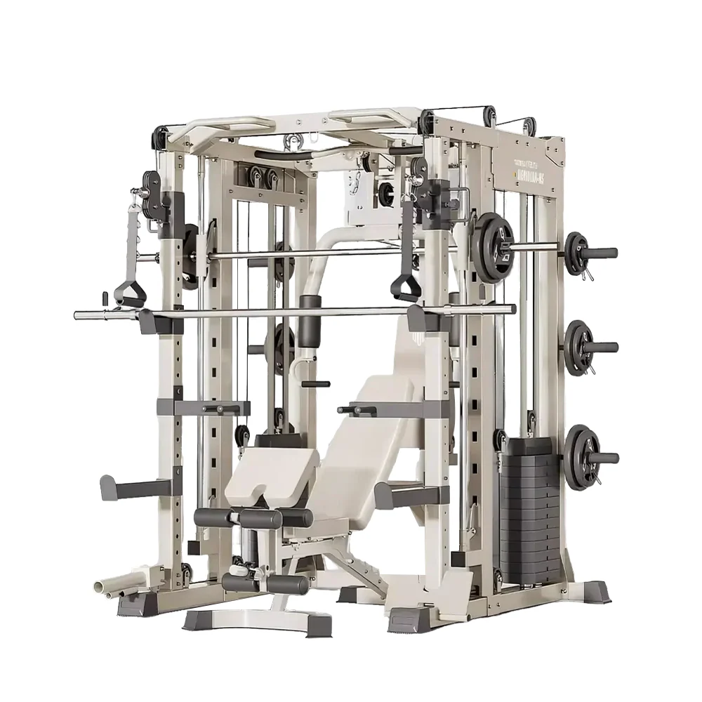 MERIDIAN B6 Multi Function Power Rack Squat Cage Weight Train Equipment Smith Butterfly Machine Home Gym Smith Machine - Image 2