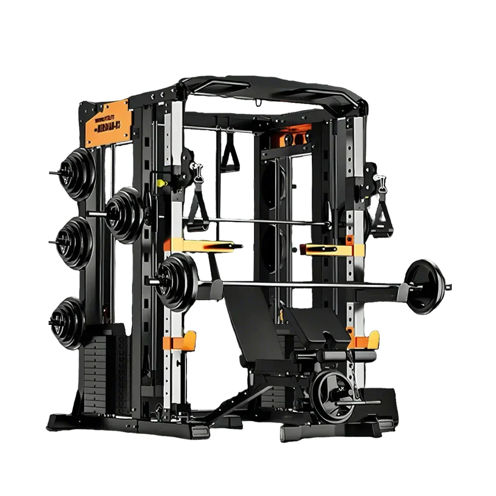 MERIDIAN HS1 Multi Function Power Rack Squat Cage Weight Train Equipment Home Gym Smith Machine - Image 4