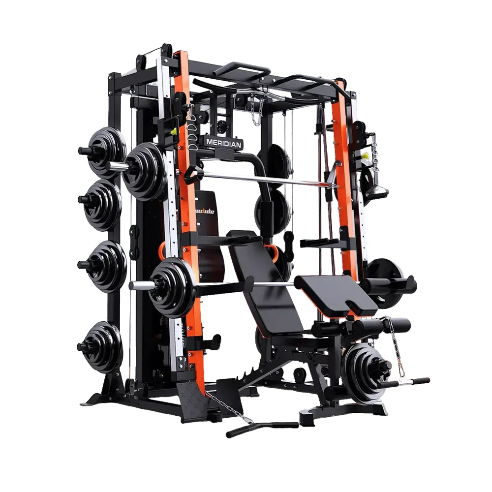 MERIDIAN Q8 Multi Function Power Rack Squat Cage Weight Train Equipment Smith Gantry Crane Machine Home Gym Smith Machine - Image 3