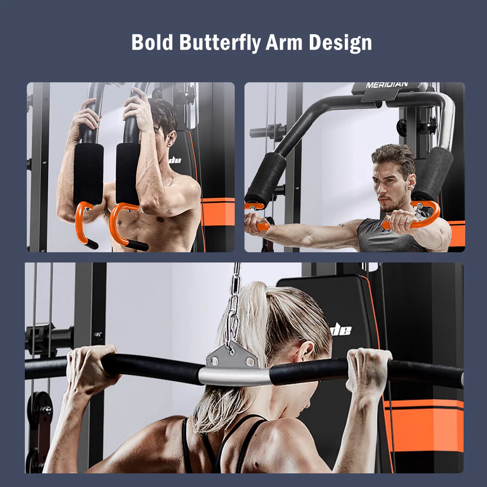 MERIDIAN Q8 Multi Function Power Rack Squat Cage Weight Train Equipment Smith Gantry Crane Machine Home Gym Smith Machine - Image 9
