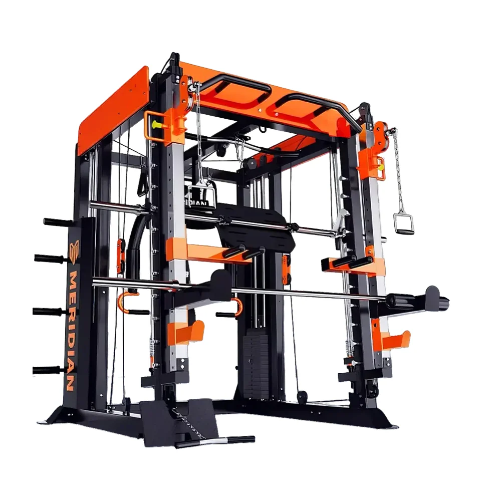 MERIDIAN Q9 Multi Function Power Rack Squat Cage Weight Train Equipment Smith Gantry Crane Machine Home Gym Smith Machine - Image 2