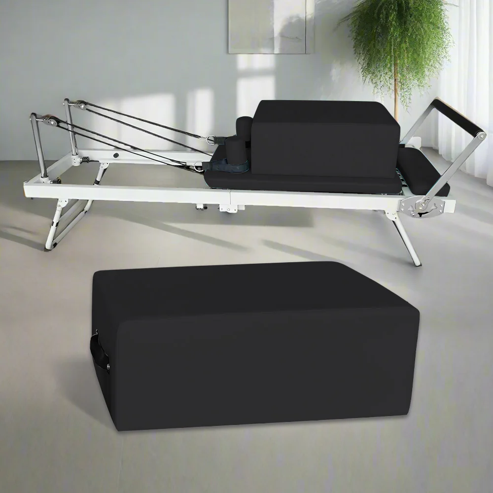 FLEXIO Pilates Reformer Box Pilates Accessory - Black Home Gym - Image 2