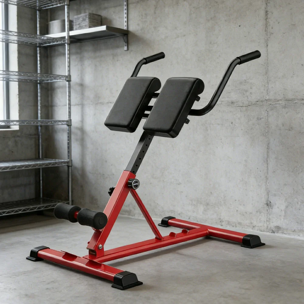 FITPRO Adjustable Sit Up Bench 7-Level Backrest 150kg Capacity PU Cushion Home Gym Core Training - Red - Image 4