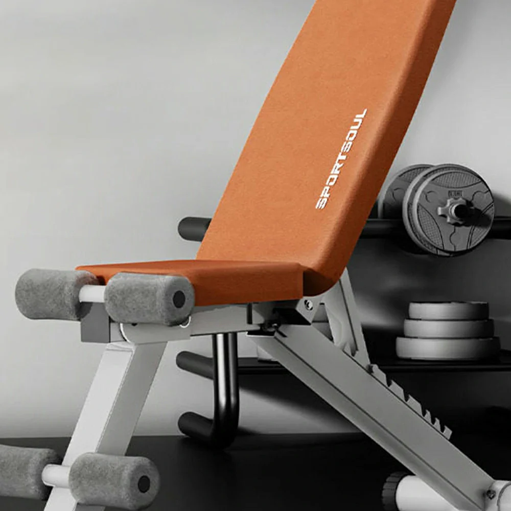 FITPRO Adjustable Dumbbell Bench with 8-Level Backrest and 525kg Capacity for Home Strength Training - Brown - Image 3