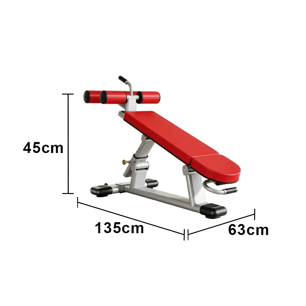 FITPRO Adjustable Weight Bench 7 Level Multi Angle Heavy Duty Smooth Bearing Home Gym Training - Red - Image 6