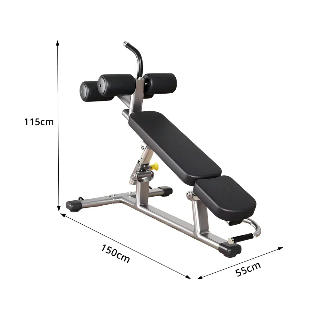 FITPRO Adjustable Ab Bench Heavy Duty 600KG Capacity Multi Angle Sit Up Bench Full Body Training Home Gym - Black - Image 8