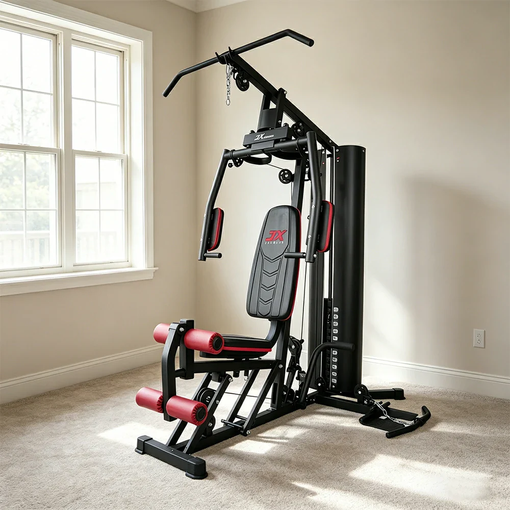 FITPRO Multi-Functional Home Gym Trainer 60KG Adjustable Weight Stack Full Body Workout Apartment & Home Gym - Image 6