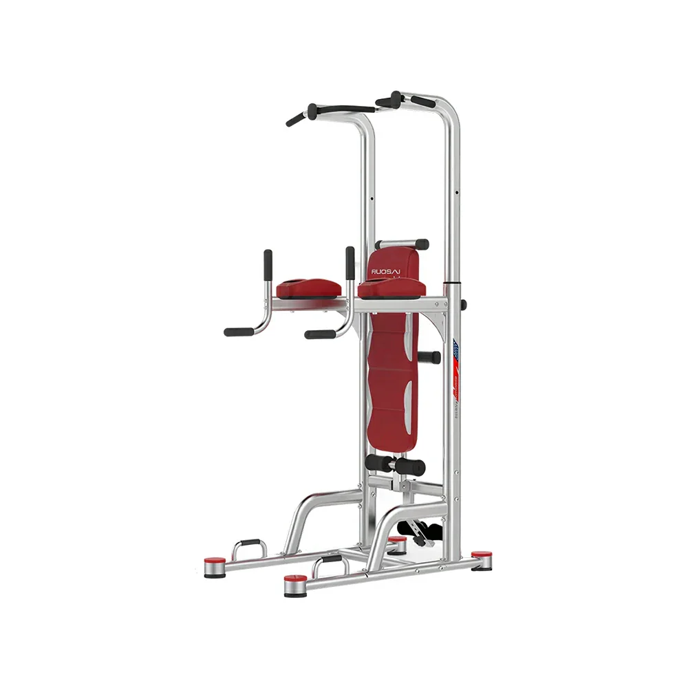 FITPRO Multi-Functional Pull-Up Trainer Adjustable Height Heavy-Duty Steel Frame Home Gym Apartment Balcony