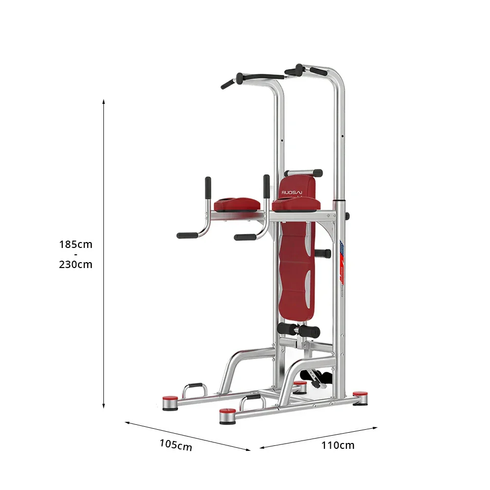FITPRO Multi-Functional Pull-Up Trainer Adjustable Height Heavy-Duty Steel Frame Home Gym Apartment Balcony - Image 6