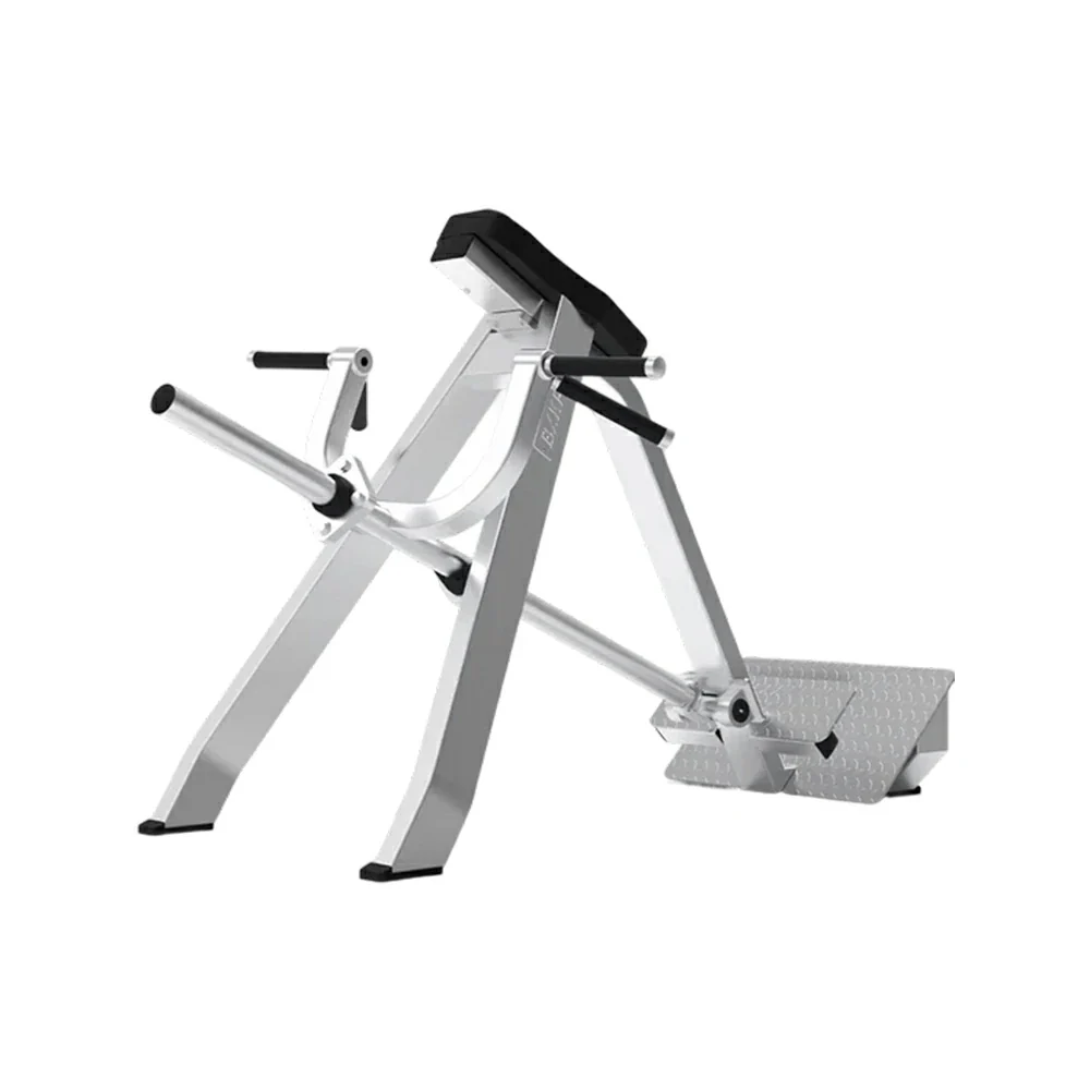 FITPRO Stainless Steel T-Bar Row Trainer Heavy-Duty Steel 100x50mm Targeted Back & Core Strength Home Gym Apartment - Silver