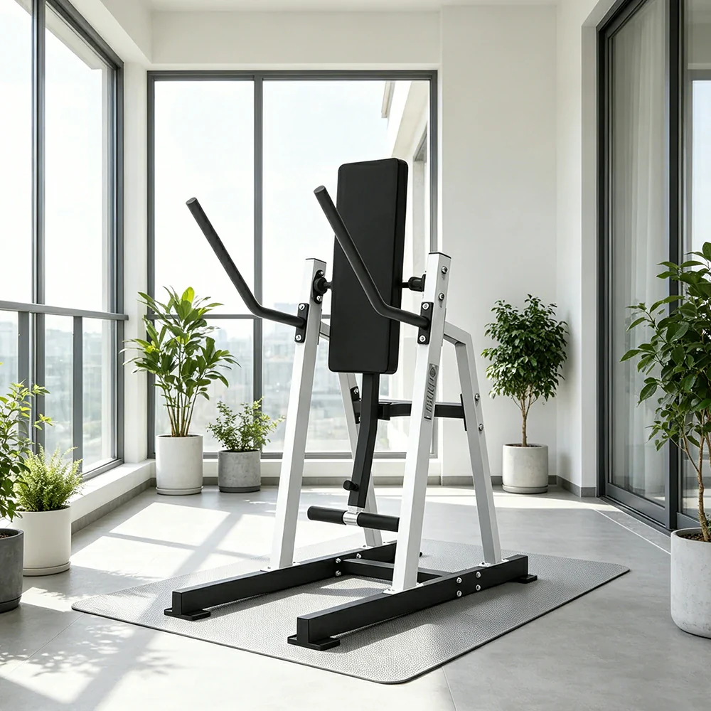 FITPRO Stainless Steel Ab Trainer Adjustable Multi-Level Core & Abs Strength Home Gym Bedroom Balcony - White - Image 5