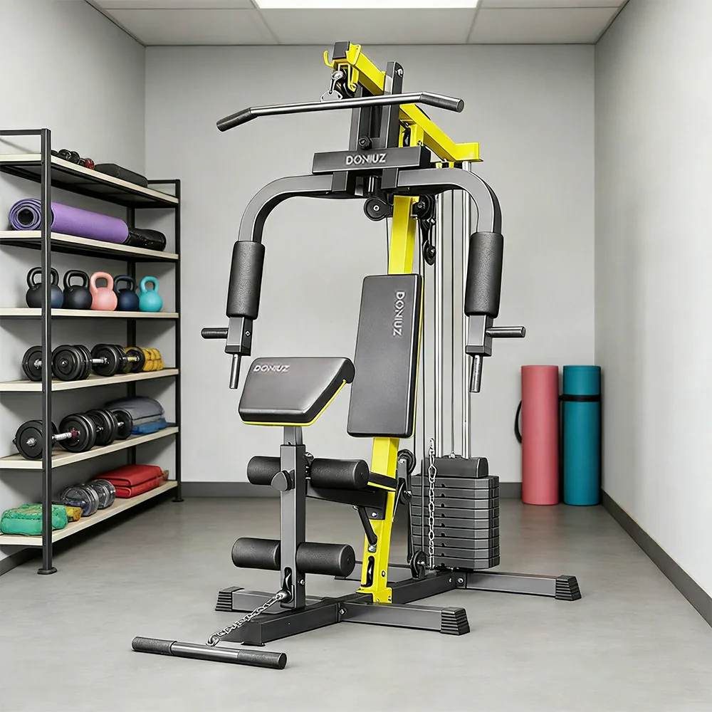 FITPRO Multi-Function Home Gym Station All-in-One Strength Training Machine with Weight Stack Full Body Workout - Image 2