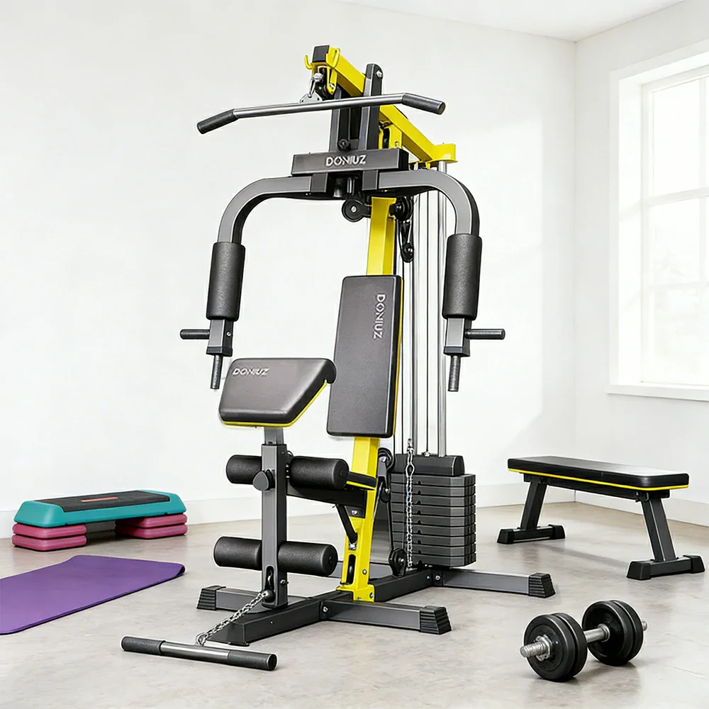 FITPRO Multi-Function Home Gym Station All-in-One Strength Training Machine with Weight Stack Full Body Workout - Image 4