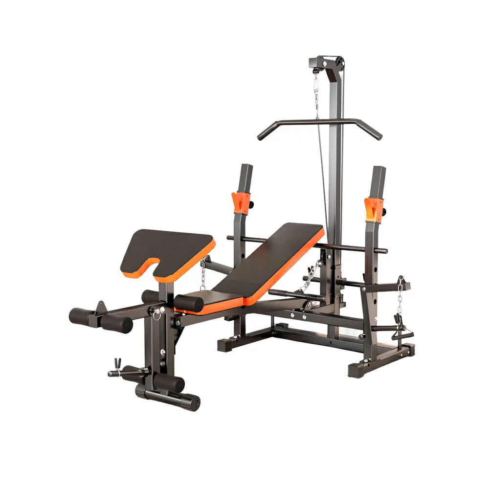 FITPRO Multi Function Power Rack System Lat Pulldown Full Body Training 300kg Capacity Home Gym
