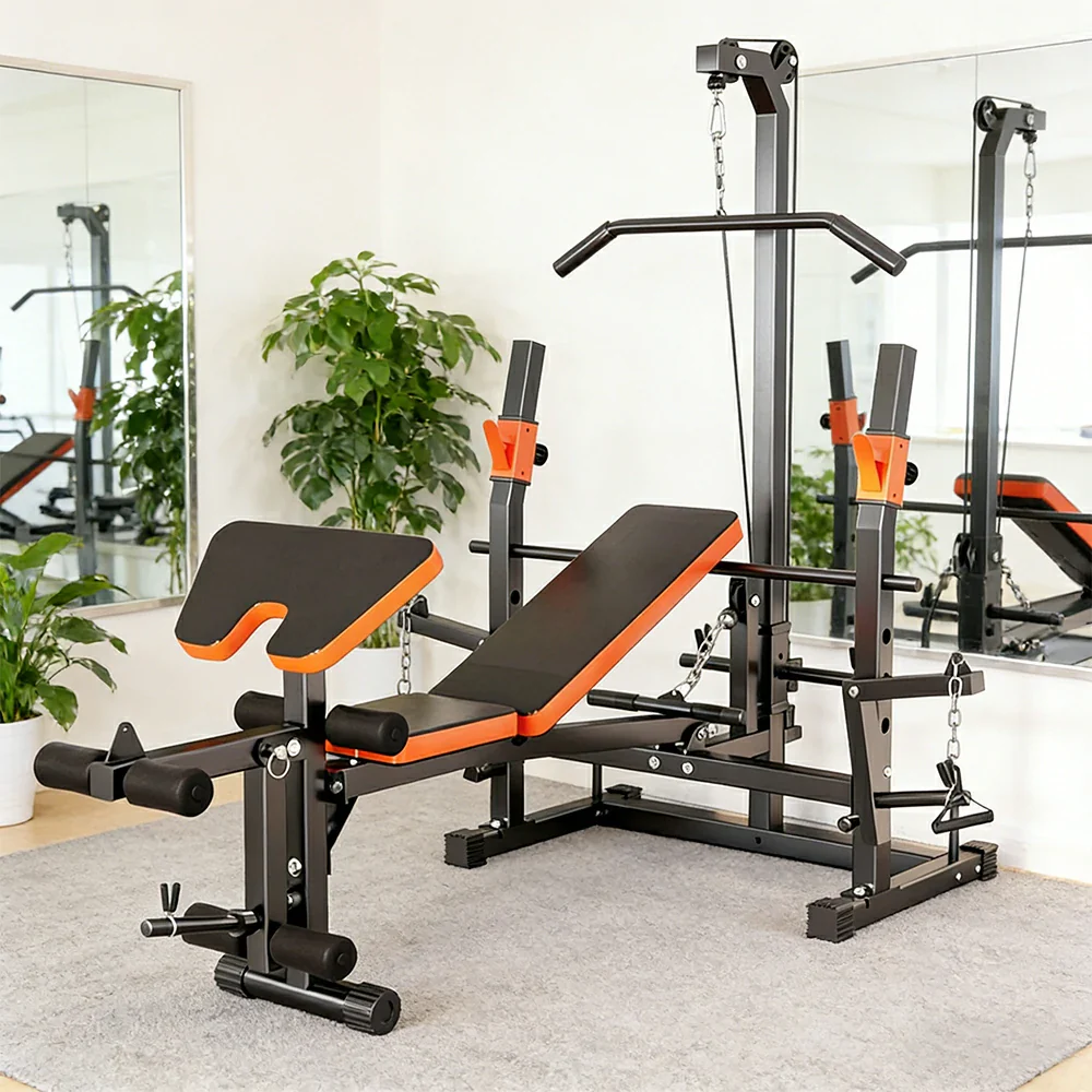 FITPRO Multi Function Power Rack System Lat Pulldown Full Body Training 300kg Capacity Home Gym - Image 2