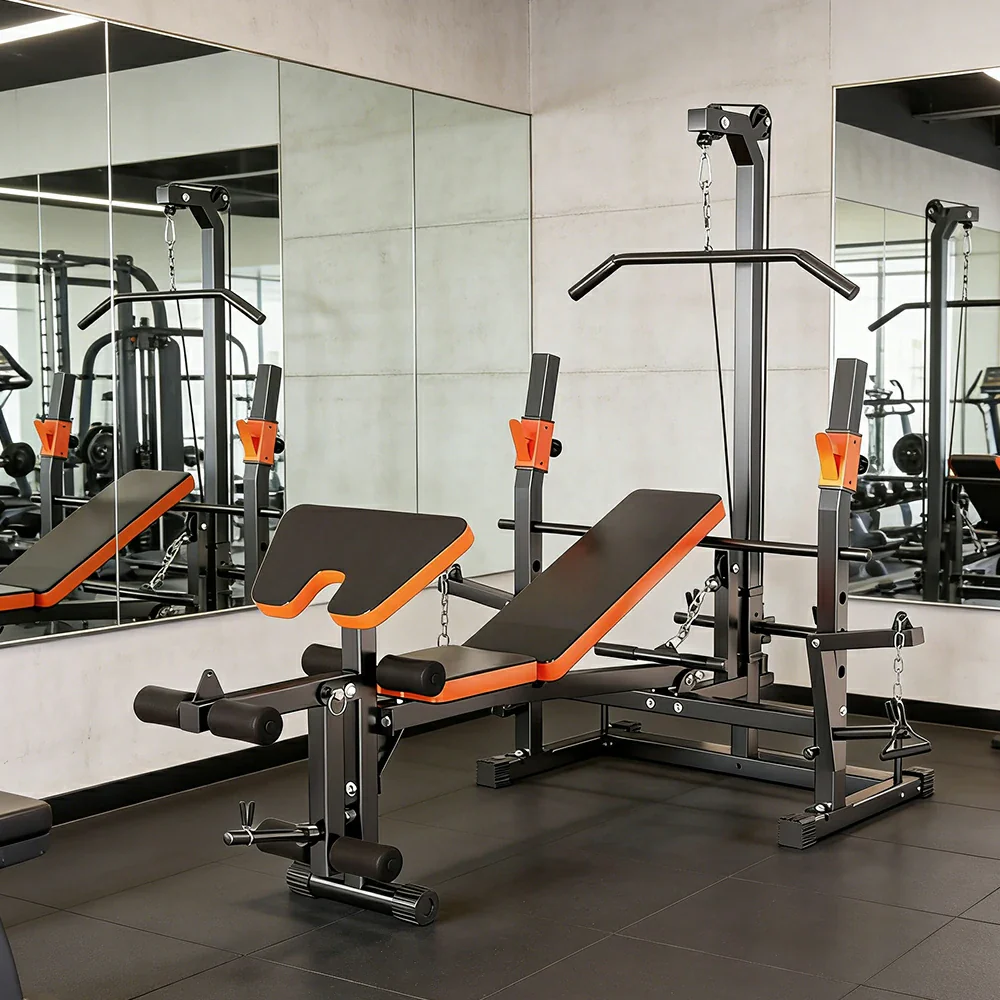 FITPRO Multi Function Power Rack System Lat Pulldown Full Body Training 300kg Capacity Home Gym - Image 6