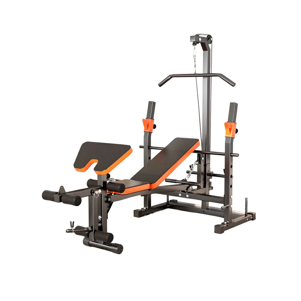 FITPRO Multi Function Power Rack System Lat Pulldown Rowing Chest Fly Full Body Home Gym Training 300kg Capacity