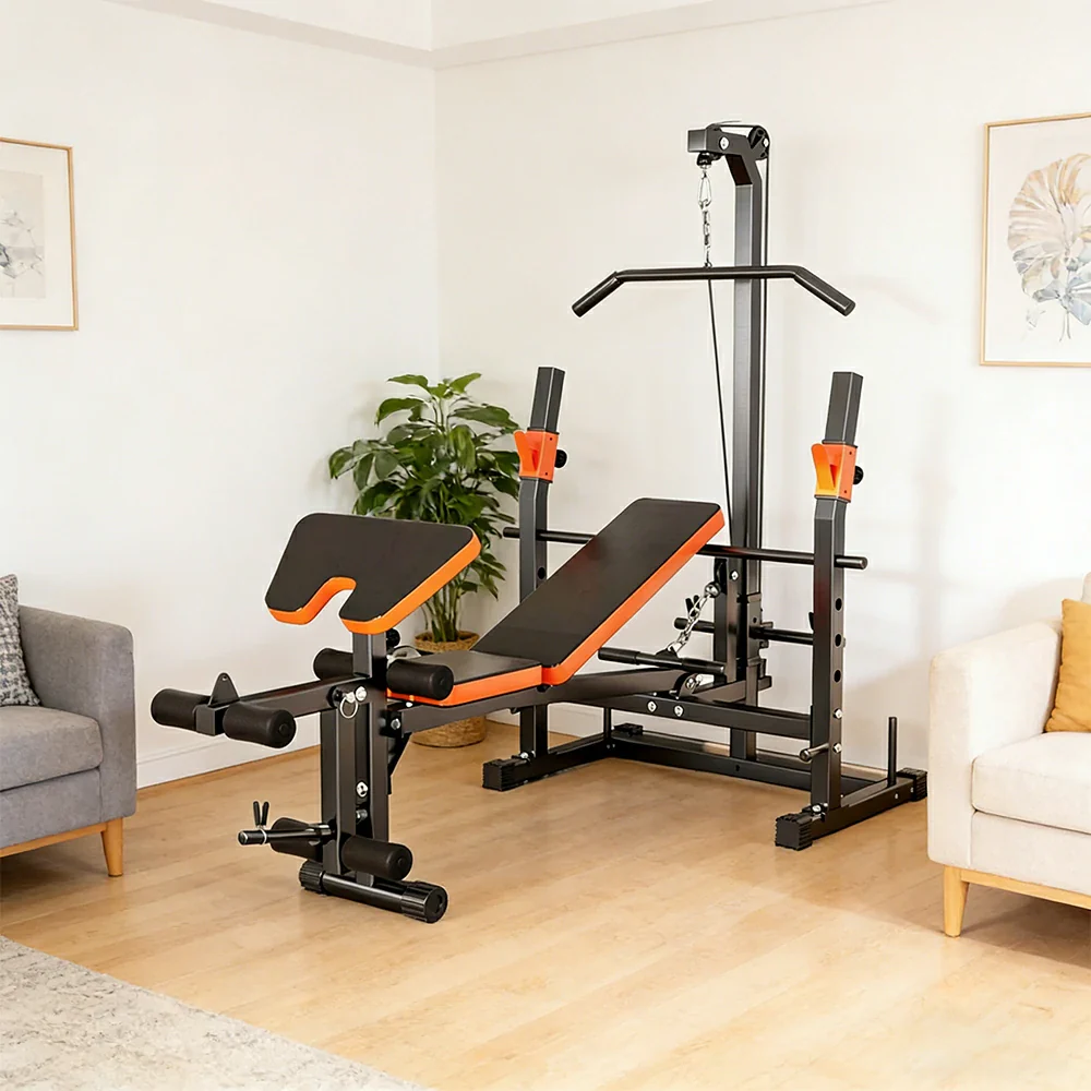 FITPRO Multi Function Power Rack System Lat Pulldown Rowing Chest Fly Full Body Home Gym Training 300kg Capacity - Image 2