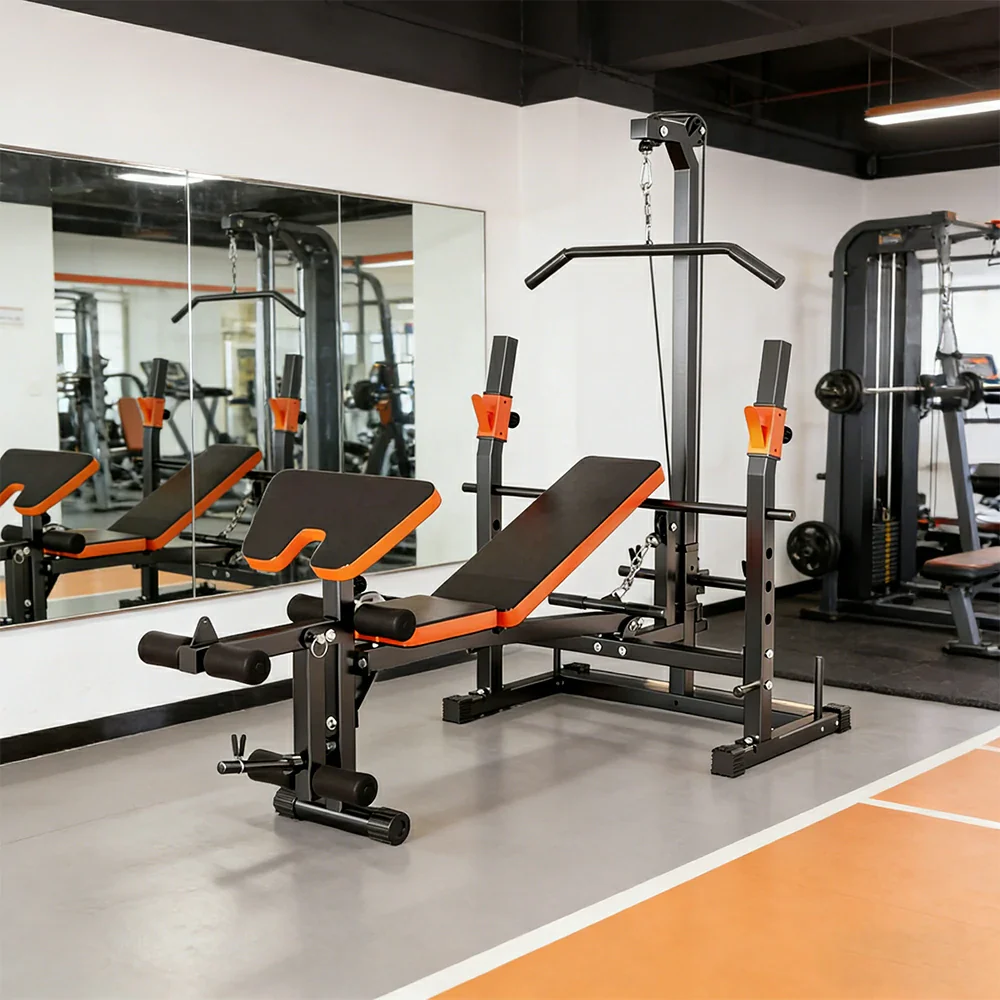 FITPRO Multi Function Power Rack System Lat Pulldown Rowing Chest Fly Full Body Home Gym Training 300kg Capacity - Image 4