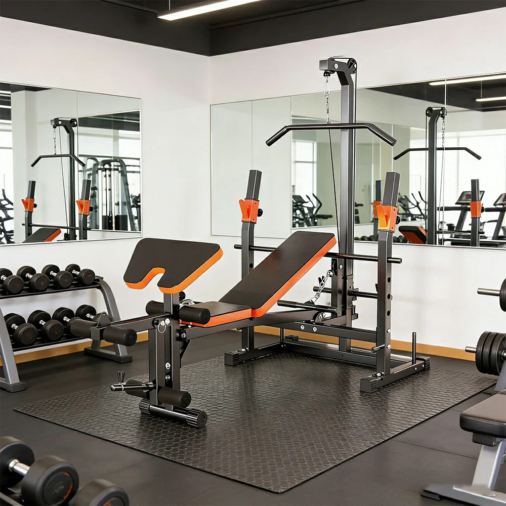 FITPRO Multi Function Power Rack System Lat Pulldown Rowing Chest Fly Full Body Home Gym Training 300kg Capacity - Image 5