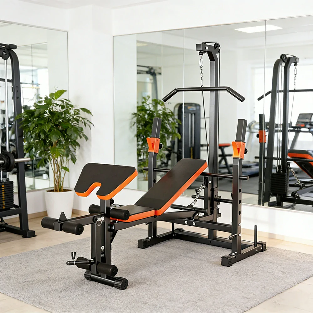 FITPRO Multi Function Power Rack System Lat Pulldown Rowing Chest Fly Full Body Home Gym Training 300kg Capacity - Image 6