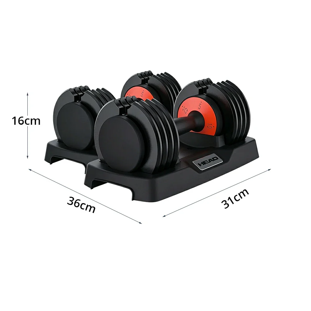 FITPRO Smart Adjustable Dumbbell Set Pair 50LB Quick Change Voice Guided Compact Home Gym Strength Training - Image 6