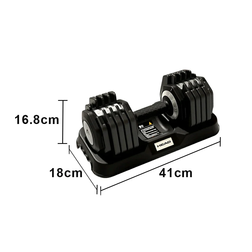 FITPRO Adjustable Dumbbell Single 1 Second Quick Change 10 Level Steel Weight Compact Home Gym Strength Training - Image 6