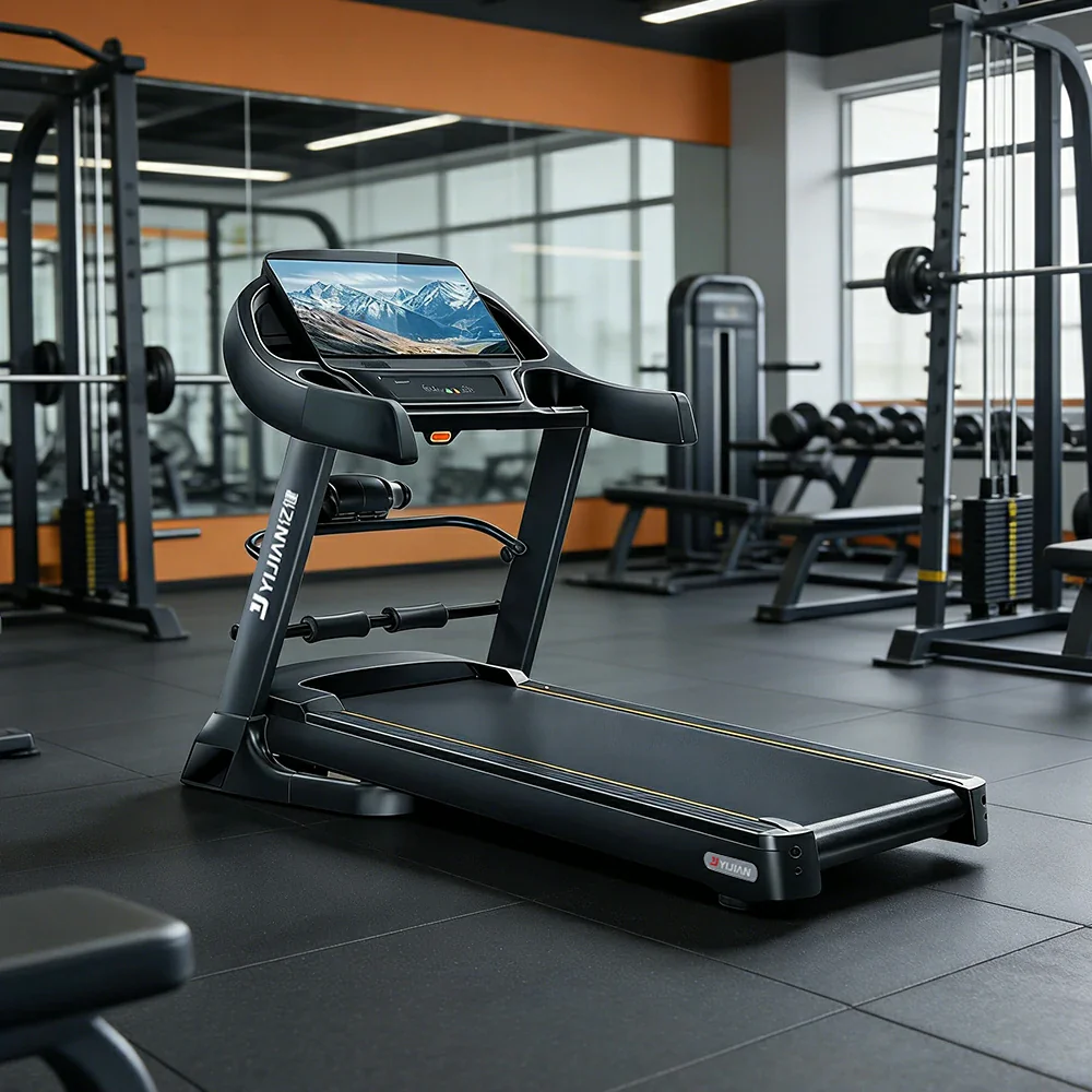 FITPRO Smart Home Treadmill with Dual-Turbine Brushless Motor and Wide Running Deck for Family Fitness Training - Image 4