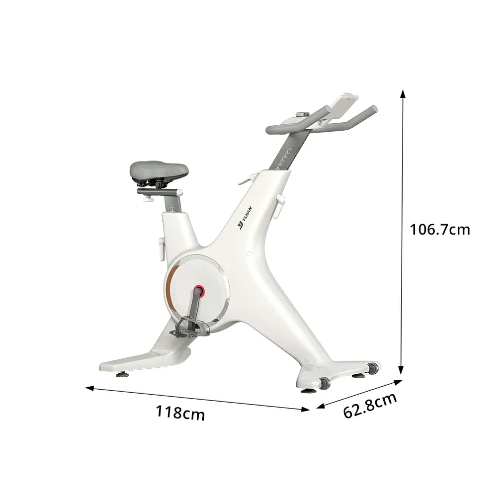 FITPRO Home Exercise Bike with 24-Level Smart Magnetic Resistance and Quiet Riding for Small-Space Cardio Training - Image 9