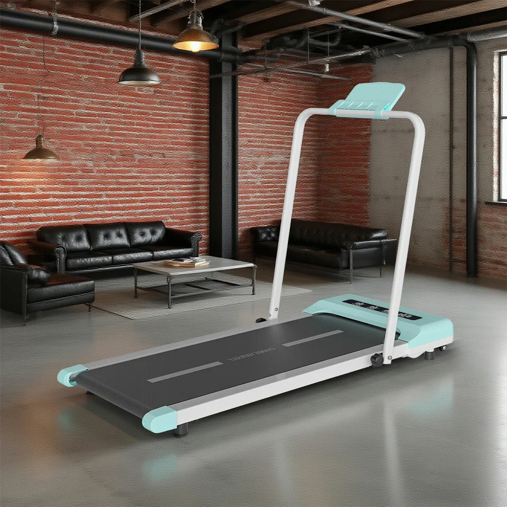 FITPRO Folding Treadmill - Quiet 51cm Deck Running Machine, Slim & Easy Storage - Blue - Image 4