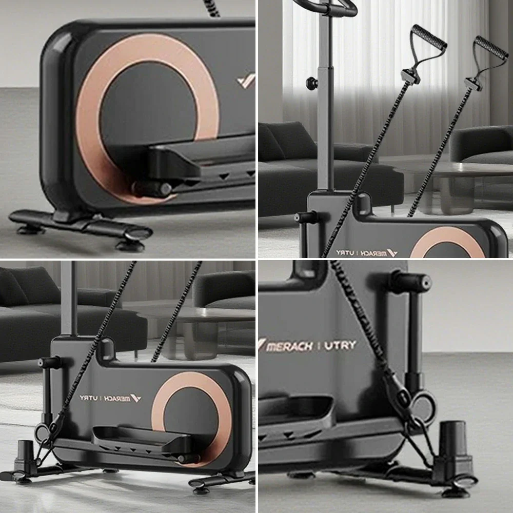 FITPRO Home Exercise Bike Trainer - 32-Level Magnetic Resistance, Self-Powered System, Compact Space-Saving Design with Tablet Holder - Dark Gray - Image 3