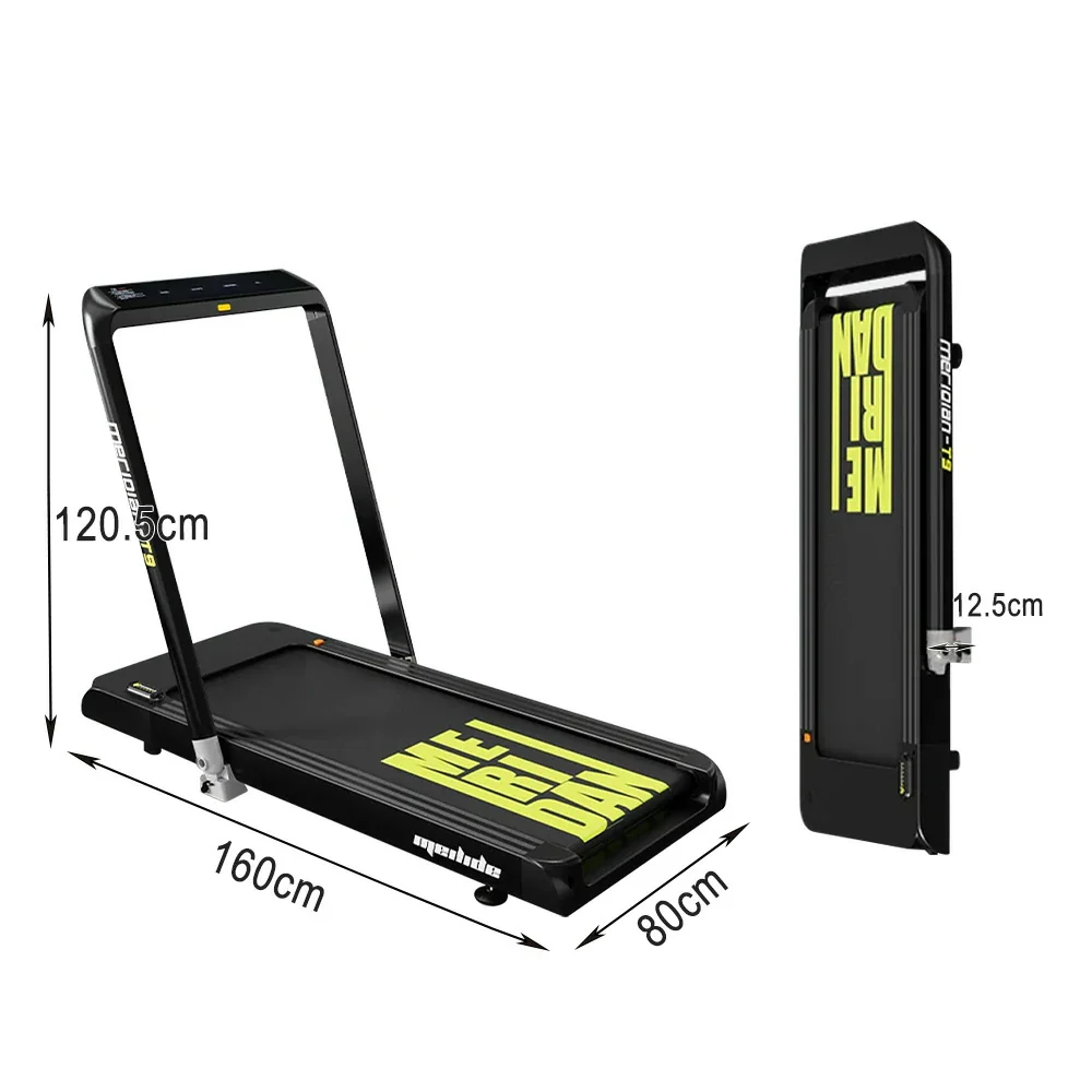 FITPRO Foldable Home Treadmill - 68cm Wide Deck, 300kg Max Load, Bluetooth Speaker - Black - Image 5
