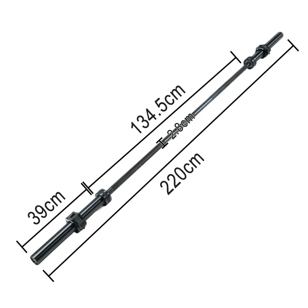 FITPRO 700LB Straight Barbell - Needle Bearings, Non-Slip Grip, 1.8M & 2.2M Black Coating, Heavy-Duty Strength Training - Image 10