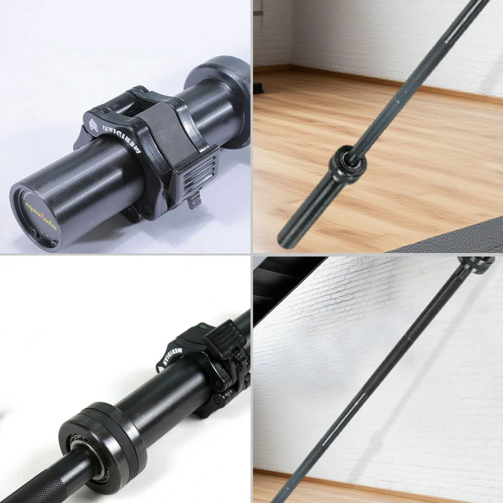 FITPRO 700LB Straight Barbell - Needle Bearings, Non-Slip Grip, 1.8M & 2.2M Black Coating, Heavy-Duty Strength Training - Image 3