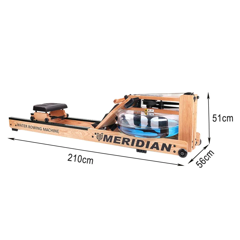 FITPRO Smart Rowing Machine - 18kg Flywheel, Stepless Resistance, Foldable Design, 150kg Capacity - Wood Finish - Image 5