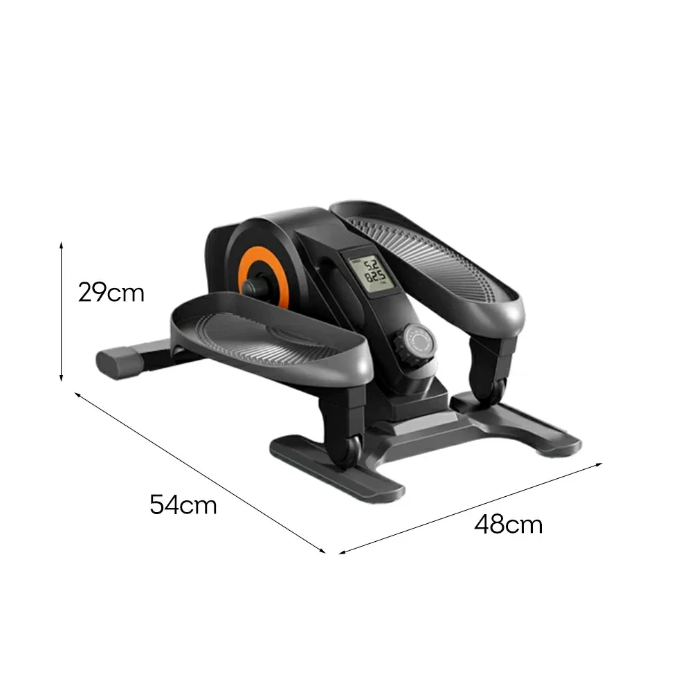 FITPRO Space-Saving Elliptical Trainer - Compact 0.28m² Footprint, Foldable Design, Quiet Low-Impact Exercise at Home - Black - Image 5