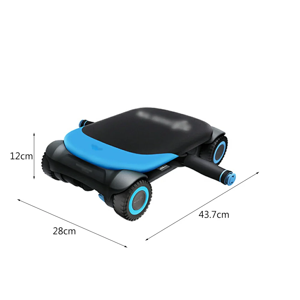 FITPRO Automatic Rebound Ab Roller - 4-Wheel Stable Base, Durable Core Trainer for Home Workouts - Blue - Image 5