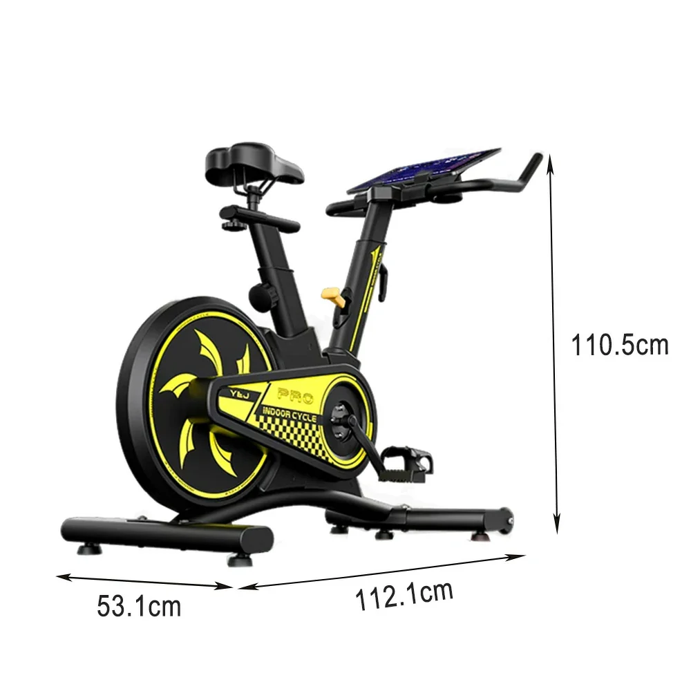 FITPRO Magnetic Spin Bike - Carbon Steel Frame, 8 Resistance Levels, Silent Belt Drive, Adjustable Seat & Handlebars for Home Fitness - Image 5