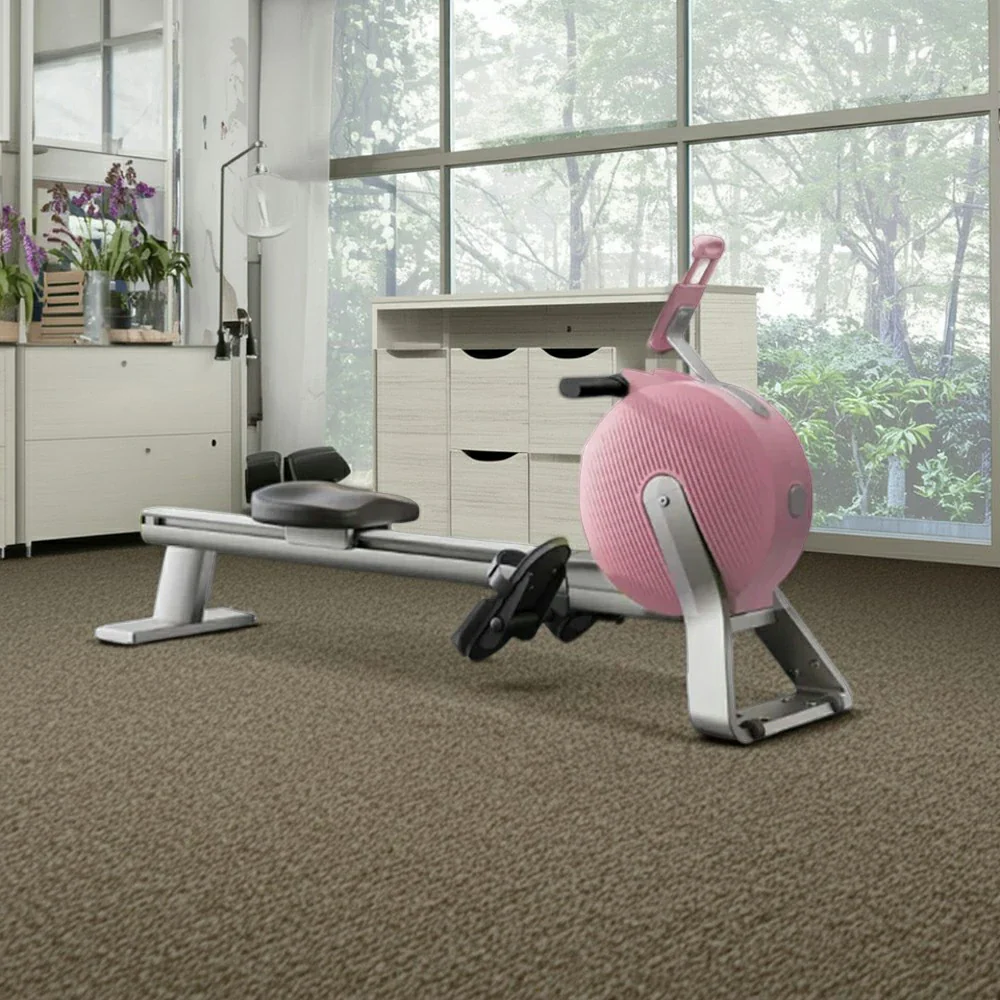 FITPRO Foldable Rowing Machine - Cast-Aluminium Support, 32-Level Smart Resistance,  Compact Foldable Design - Pink - Image 2
