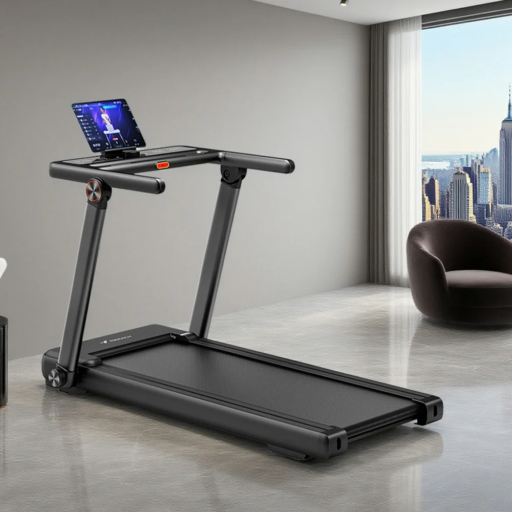 FITPRO Electric Incline Treadmill - 20-Level Powered Slope, 3.0HP Quiet Motor, 120kg Max Load - Black - Image 4