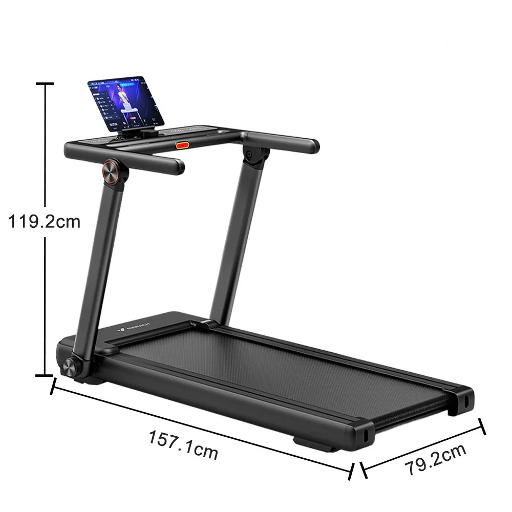 FITPRO Electric Incline Treadmill - 20-Level Powered Slope, 3.0HP Quiet Motor, 120kg Max Load - Black - Image 5